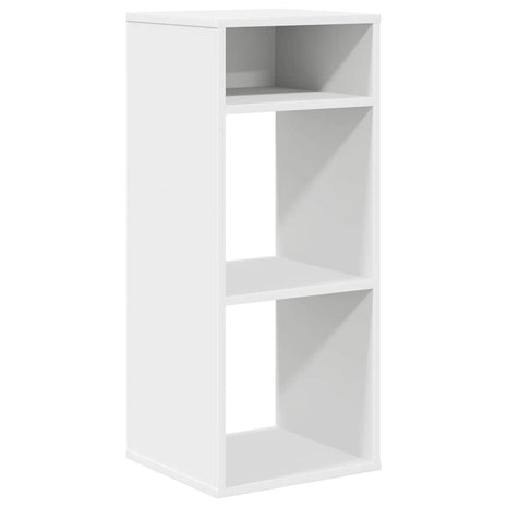 Boekenkast 34x31x80 cm bewerkt hout wit