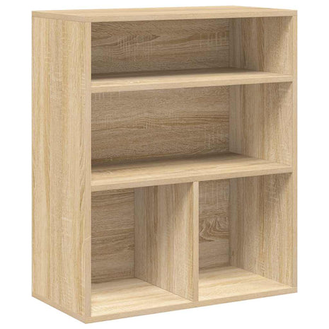 Boekenkast 60x30x71,5 cm bewerkt hout sonoma eikenkleurig