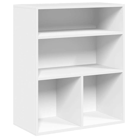 Boekenkast 60x30x71,5 cm bewerkt hout wit