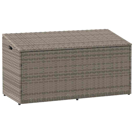 Tuinbox 110x50x58 cm poly rattan grijs