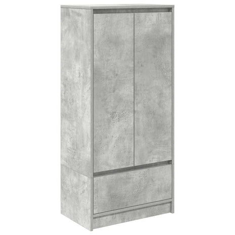 Kast met lade 55,5x34x119,5 cm spaanplaat betongrijs