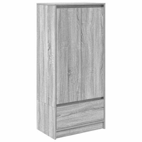 Kast met lade 55,5x34x119,5 cm spaanplaat grijs Sonoma