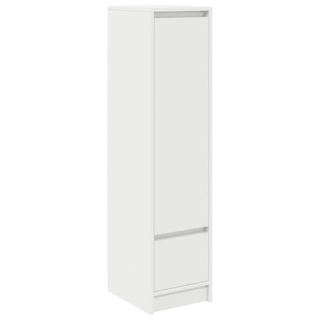 Highboard 29,5x34x119,5 cm spaanplaat wit