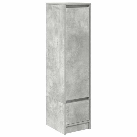 Highboard 29,5x34x119,5 cm spaanplaat betongrijs