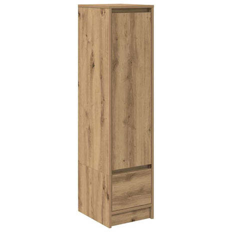 Highboard 29,5x34x119,5 cm spaanplaat eikenkleurig eikenkleurig