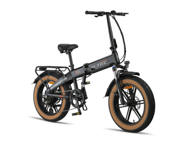 Altec Cross Fatbike Vouwfiets Unisex 7V Schijfrem matzwart 39 cm 20 inch