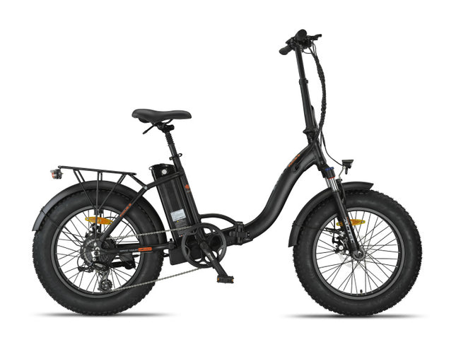 Altec Focus-S Fatbike Vouwfiets Unisex 8V Terugtraprem matzwart 42 cm 20 inch