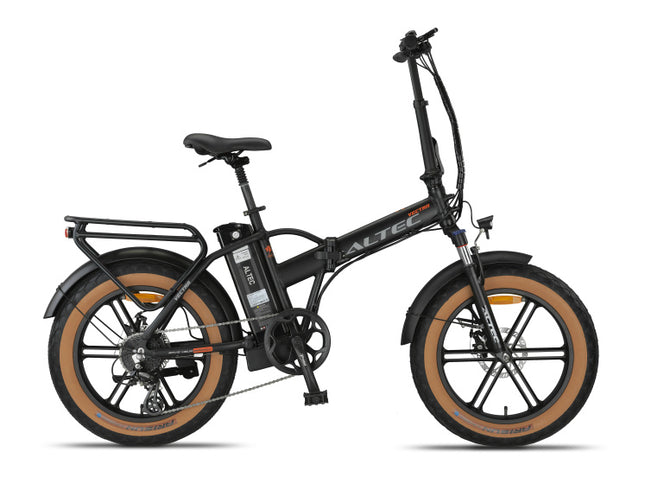 Altec Vectra Fatbike Vouwfiets Unisex 8V Schijfrem matzwart 42 cm 20 inch