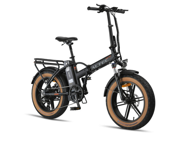 Altec Vectra Fatbike Vouwfiets Unisex 8V Schijfrem matzwart 42 cm 20 inch