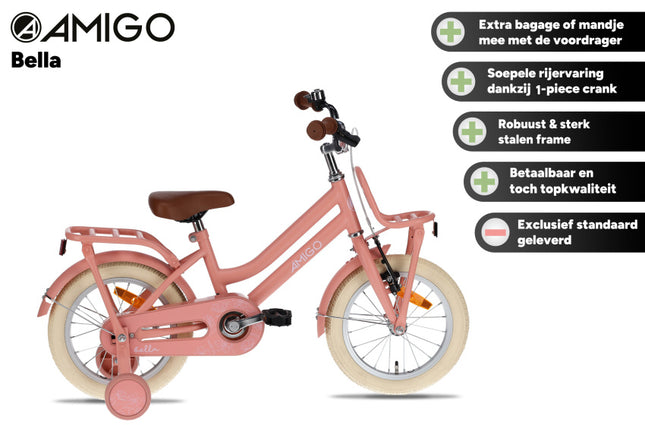 Amigo Bella Meisjes Terugtraprem