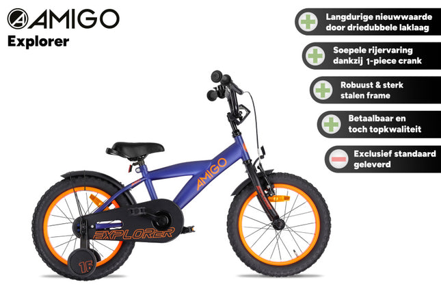 Amigo Explorer Jongens Terugtraprem