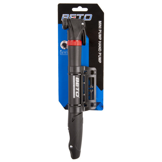 Beto Fietspomp Mini Zwart Voor Fv Av Dv