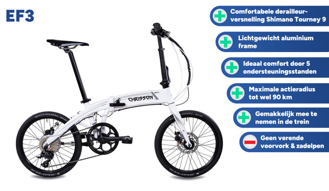 Chrisson Ef3 Unisex 9V Mechanische Schijfrem