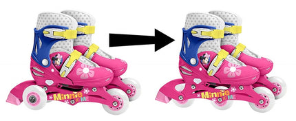 Disney Minnie Mouse Inlineskates Hardboot Wit/Blauw Maat 27/30