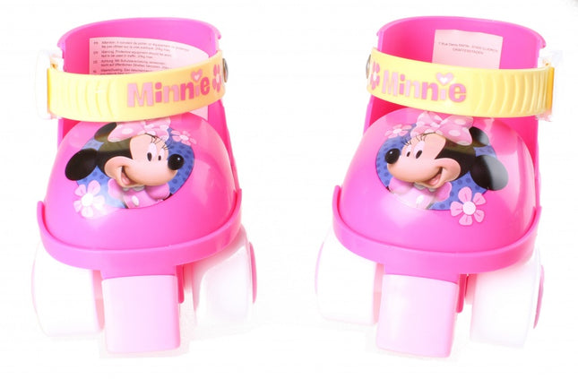 Disney Minnie Mouse Rolschaatsen Met Bescherming Meisjes /Wit roze Maat 23-27