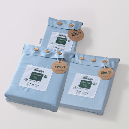 Eenpersoons Beddengoedset - Sky Blue