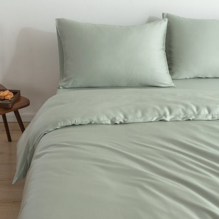 Tweepersoons Beddengoedset L - Sage Green