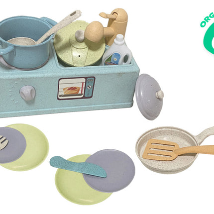 Kitchen Toys Speelgoedfornuis Met Keuken​​​​​​​accessoires Gerecycled