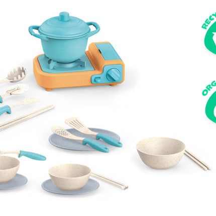 Kitchen Toys Speelgoed Wastafel Met Keukenaccessoires Gerecycled multicolor