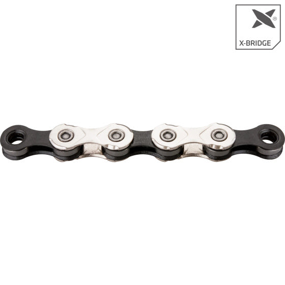 Kmc X11 Long Fietsketting 1/2"-11/128" 118 Schakels 11V Zilver/Zwart