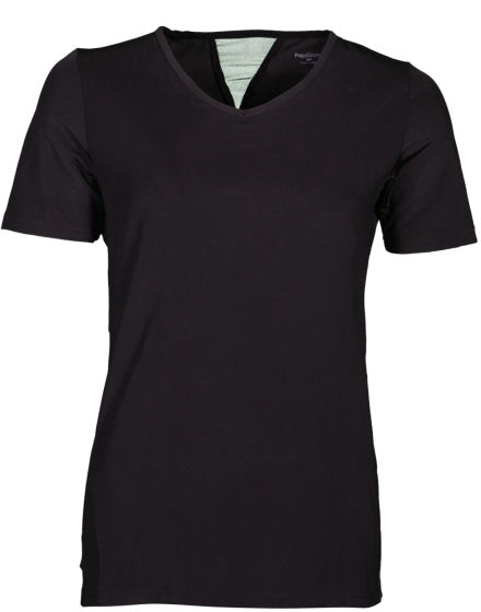 Papillon Fitness Shirt S/Sl V-Neck Dames Maat S zwart