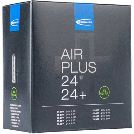 Schwalbe Air Plus Binnenband 10+Ap 24 X 2.10/2.80 (54/70-507) Av 40 Mm