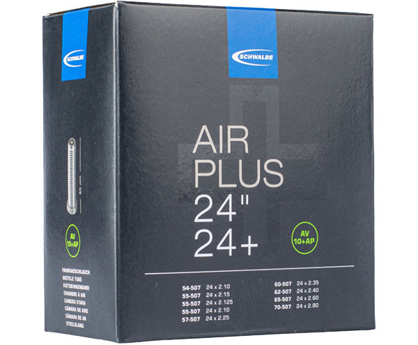 Schwalbe Air Plus Binnenband 10+Ap 24 X 2.10/2.80 (54/70-507) Av 40 Mm