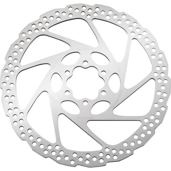 Shimano Sm-Rt56 Remschijf 180 Mm Center-Lock Rvs Zilver