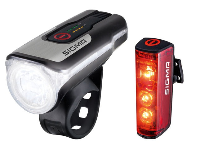 Sigma Verlichtingsset Blaze & Aura 80 Led Usb-Oplaadbaar