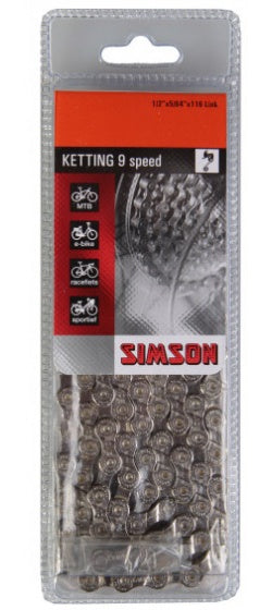 Simson Ketting 1/2 X 5/64 9S 116 Schakels