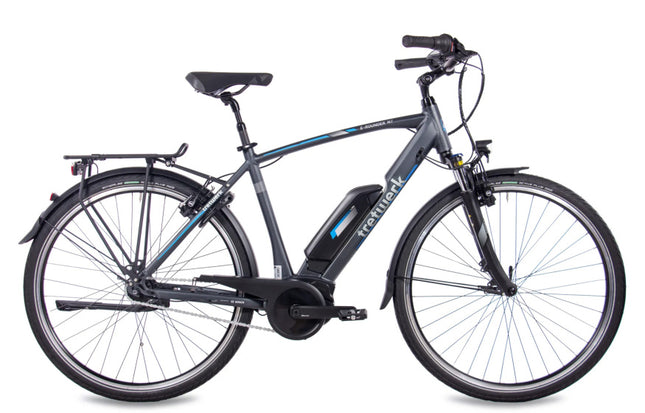 Tretwerk E-Rounder N7 Heren 7V V-Brakes grijs 53 cm 28 inch