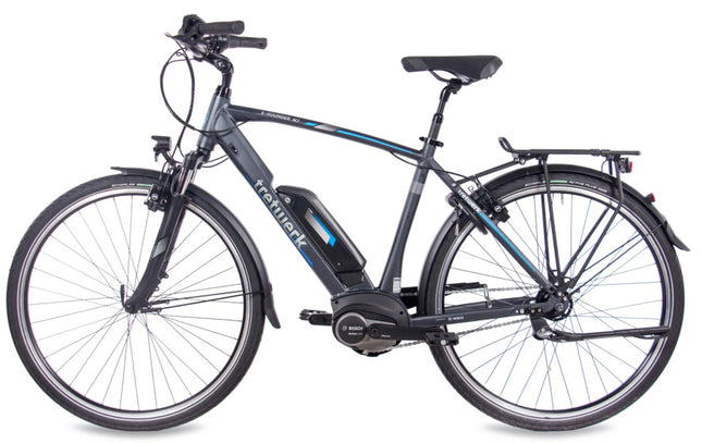 Tretwerk E-Rounder N7 Heren 7V V-Brakes grijs 53 cm 28 inch