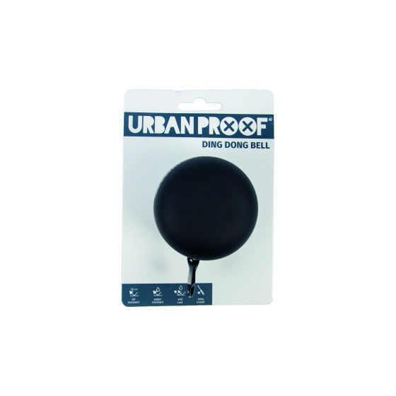 Urban Proof Ding Dong Fietsbel 6 X 7 Cm Staal matzwart