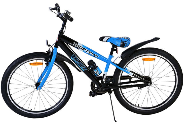 Volare Sportivo Jongens Terugtraprem blauw/zwart 31 cm 24 inch